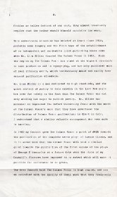 Draft letter from Mervyn Wall to Christopher Rye of the Calouste Gulbenkian Foundation. (Page 2 of 3)